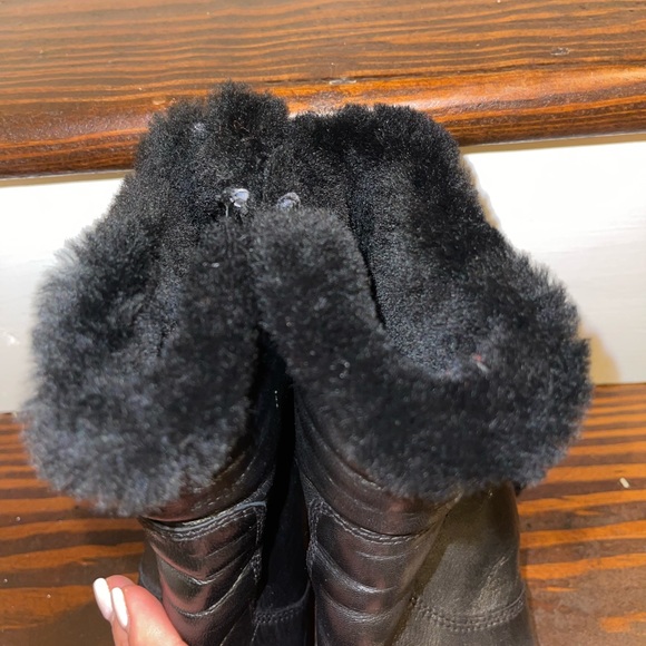 Elena Solano Fur Trim Booties - Picture 2 of 3